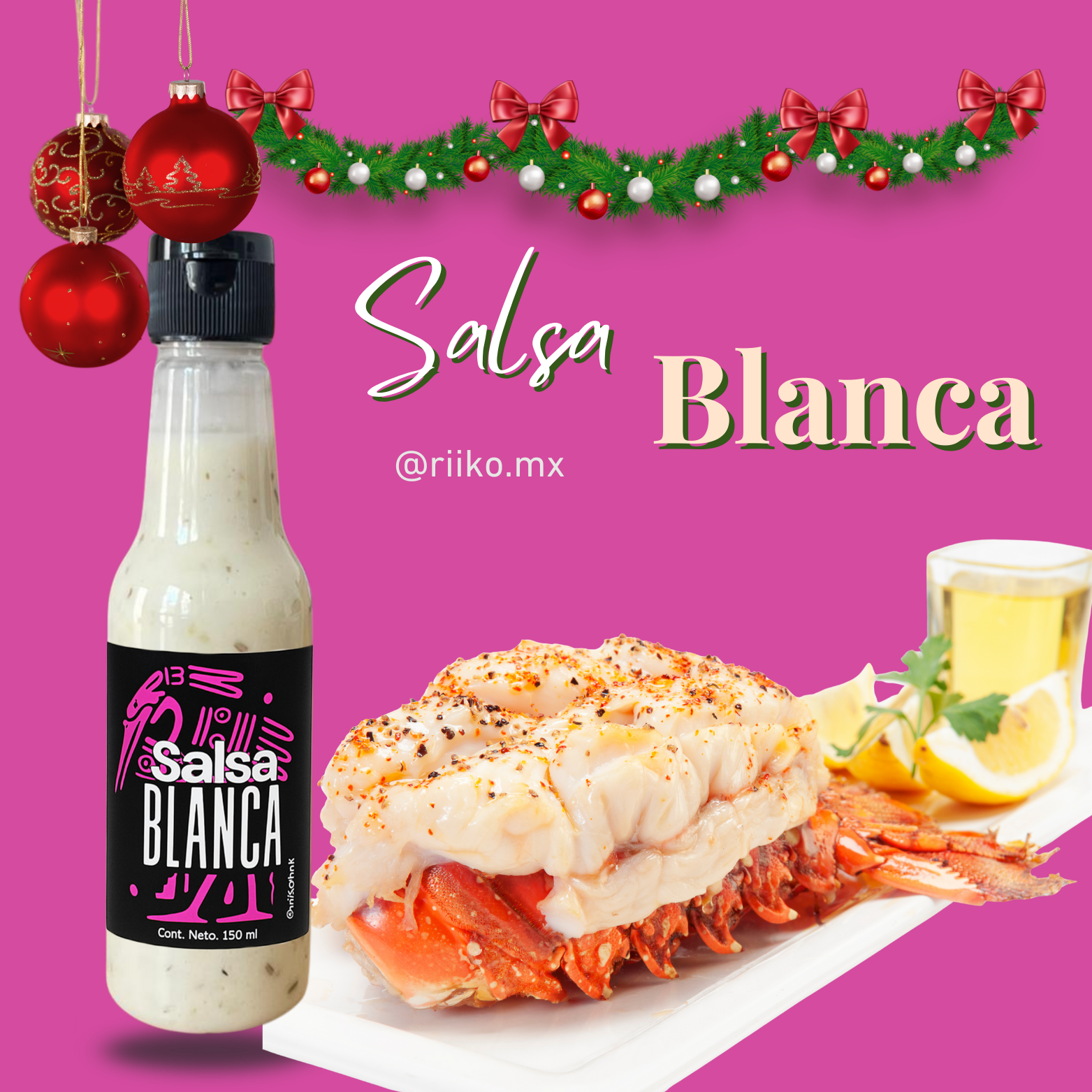 Salsa Blanca Nivel de picante: 🔥 (Suave - para todos)