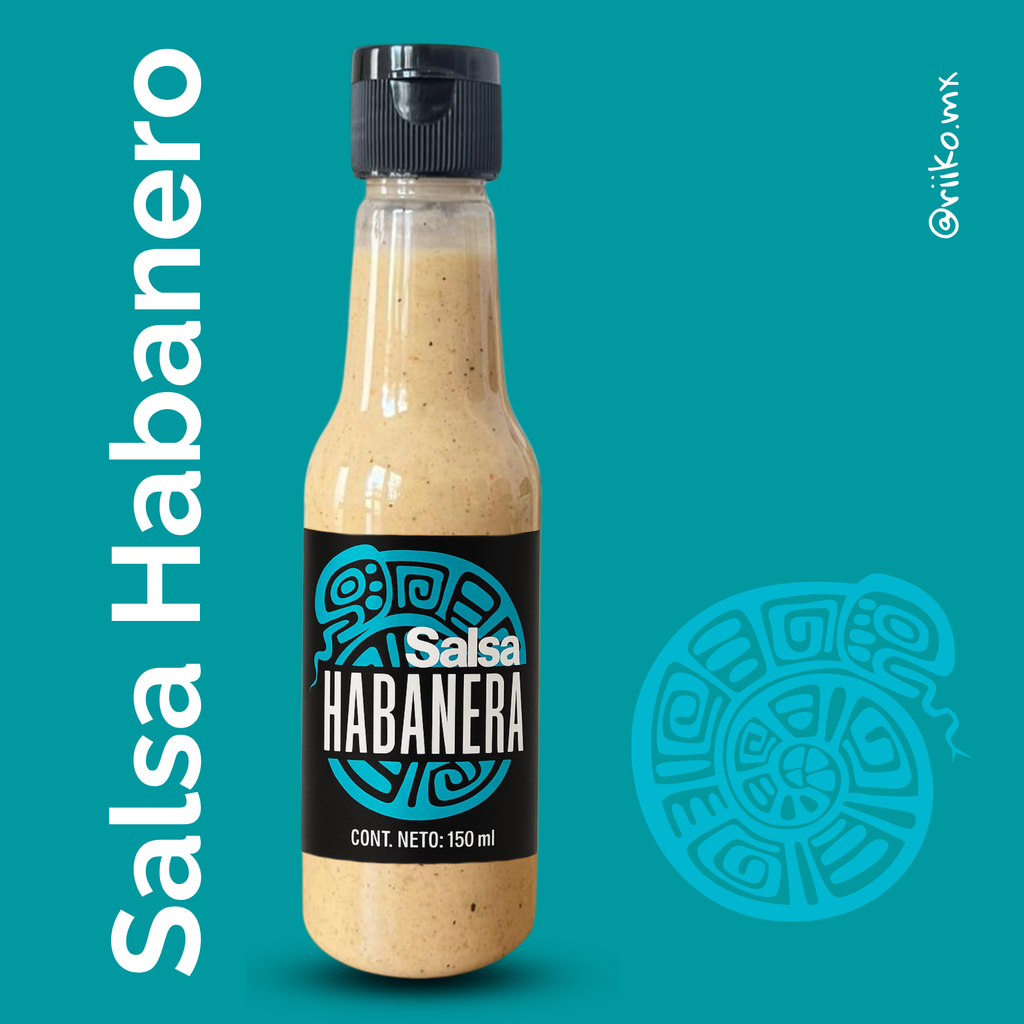 Salsa Habanera 150 ml (Paquete de 5 salsas Habaneras)
