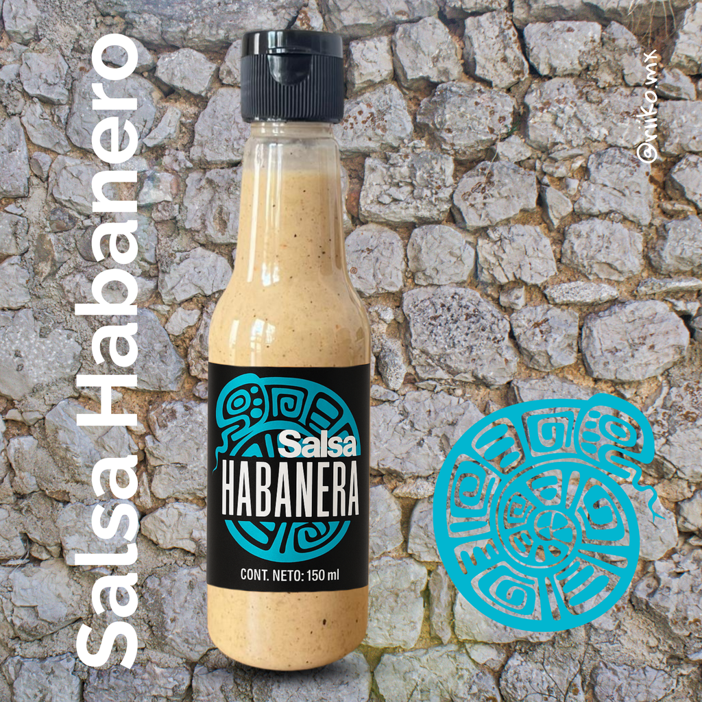 Salsa Habanera 150 ml (Paquete de 5 salsas Habaneras)