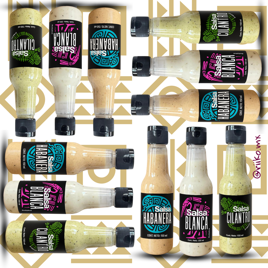 Caja de 24 Salsas (8 de cada una)