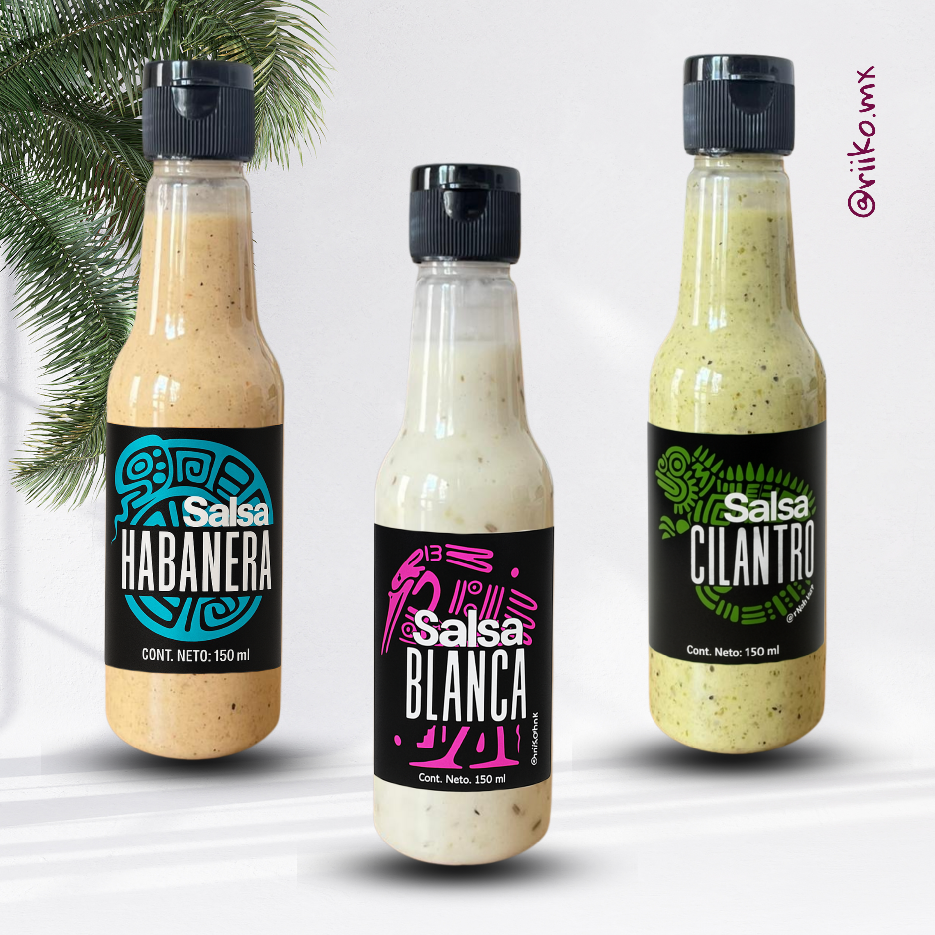 Caja de 24 Salsas (8 de cada una)