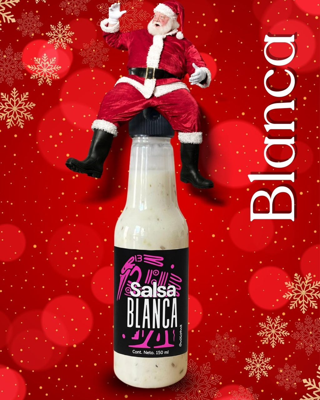 Salsa Blanca 150 ml (Paquete de 5 salsas Blancas)