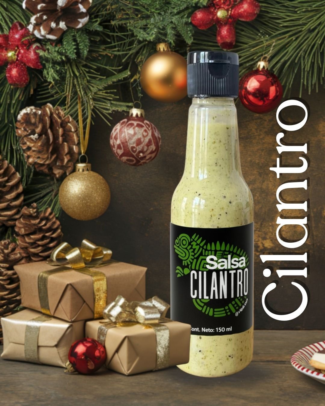 Salsa Cilantro 150 ml (Paquete de 5 salsas Cilantro)