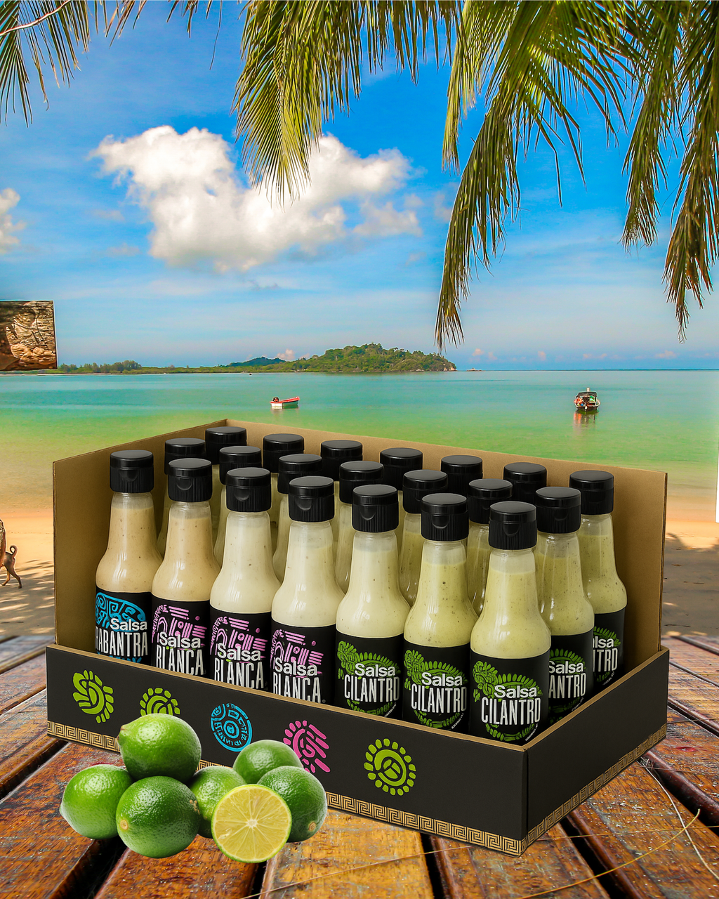 Caja de 24 Salsas (8 de cada una)