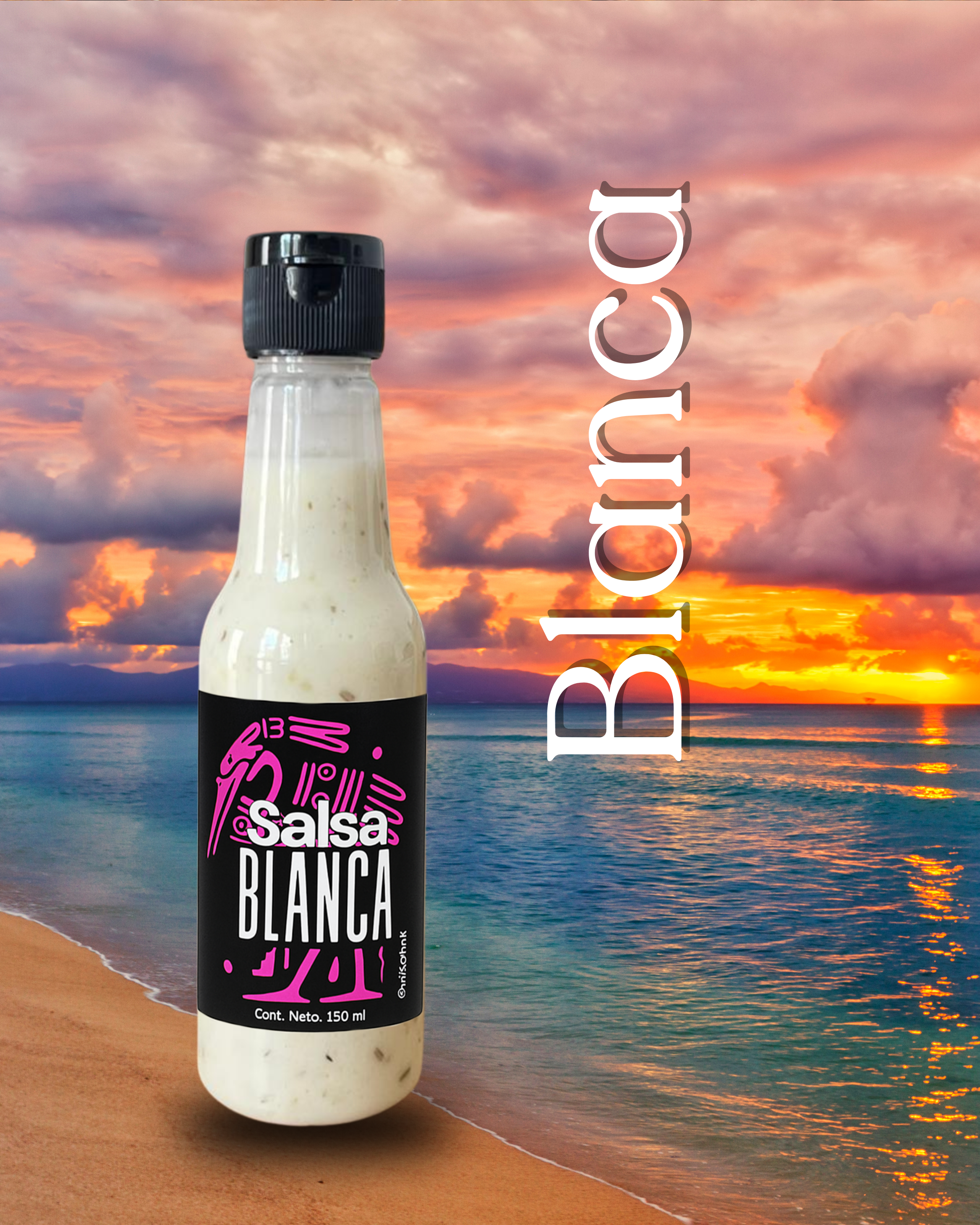 Salsa Blanca 150 ml (Paquete de 5 salsas Blancas)