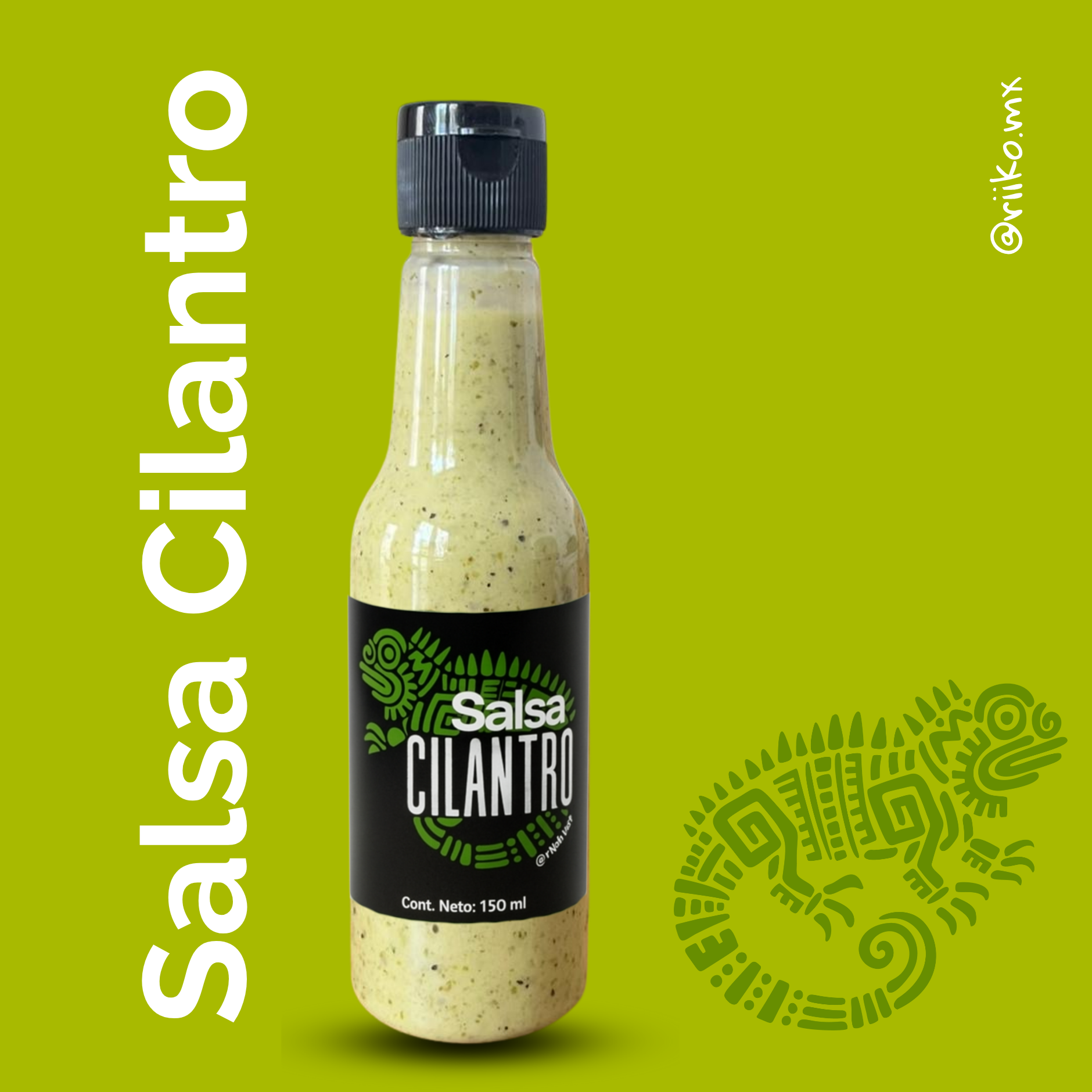 Salsa Cilantro 150 ml (Paquete de 5 salsas Cilantro)