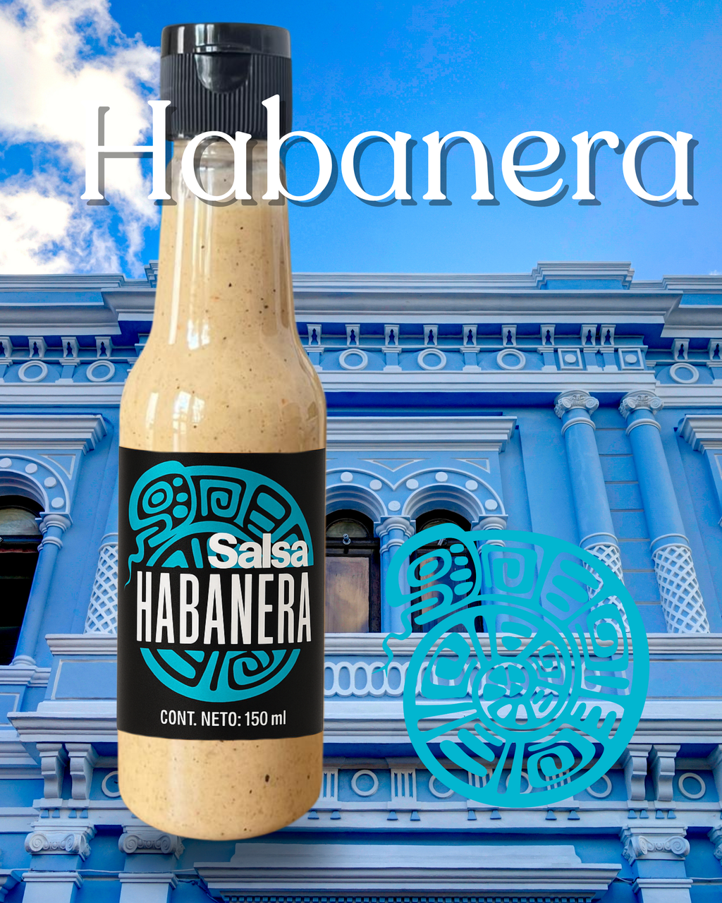 Salsa Habanera 150 ml (Paquete de 5 salsas Habaneras)