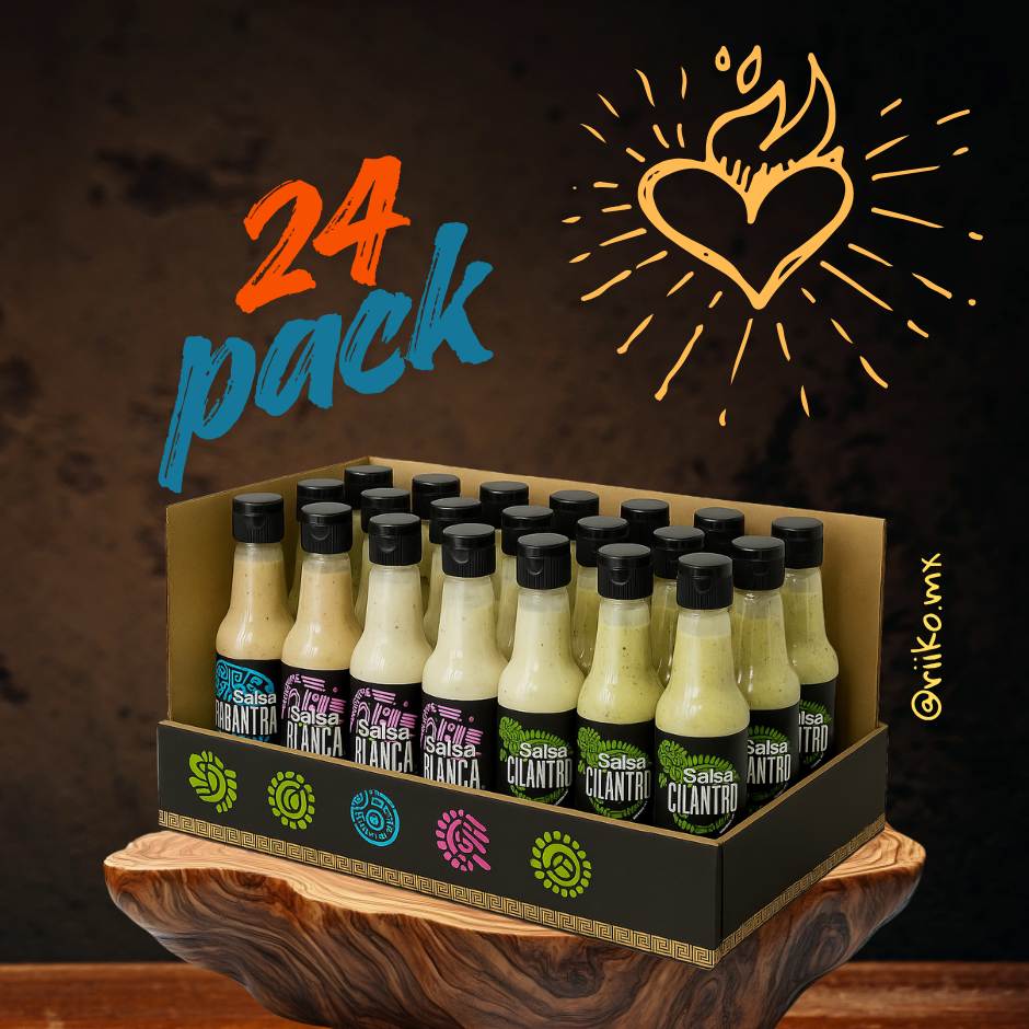 Caja de 24 Salsas (8 de cada una)